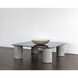 Maude 54 X 54 inch Smoked / Light Grey Outdoor Coffee Table